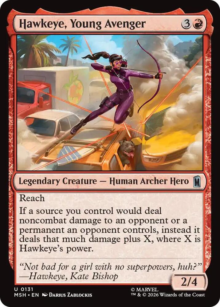 Hawkeye, Young avenger