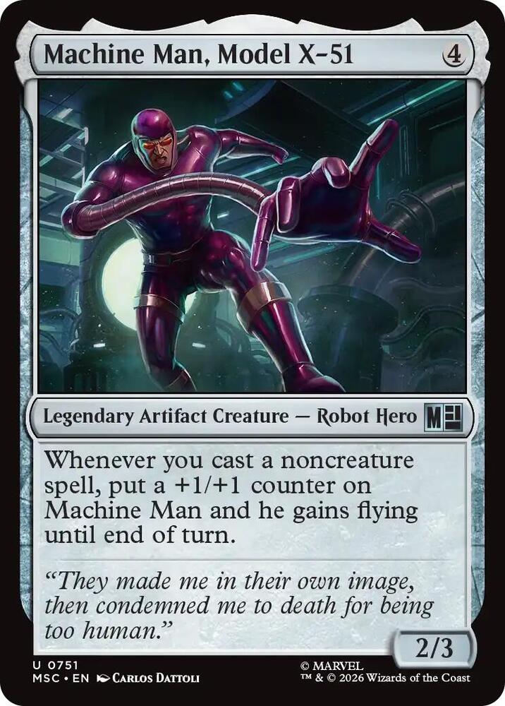 Machine Man, Model X-51- Foil
