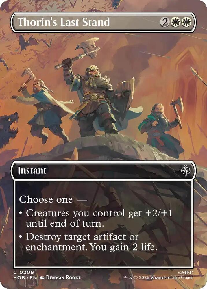 Thorin's Last Stand (Borderless)- Foil